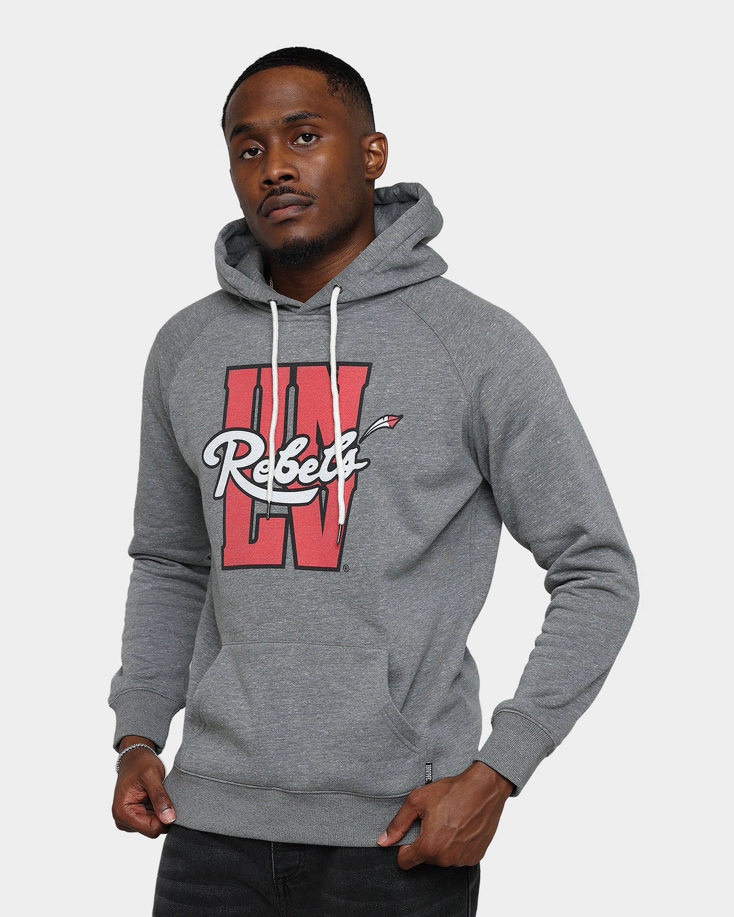 Puncture Resistant Material Waterproof Zippers 19Nine University of Nevada Las Vegas Rebels Hoodie Grey