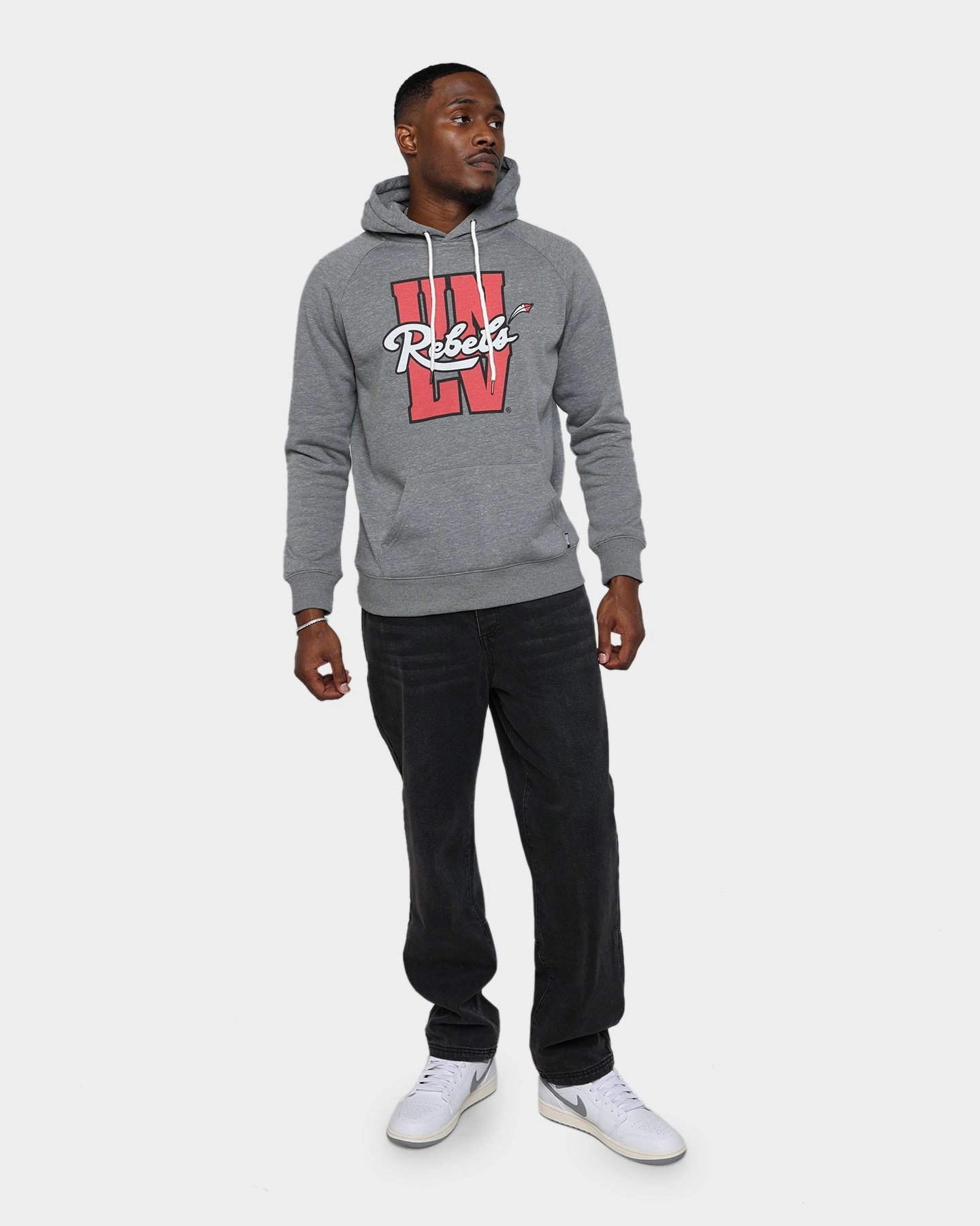 19Nine University of Nevada Las Vegas Rebels Hoodie Grey Urban Cool