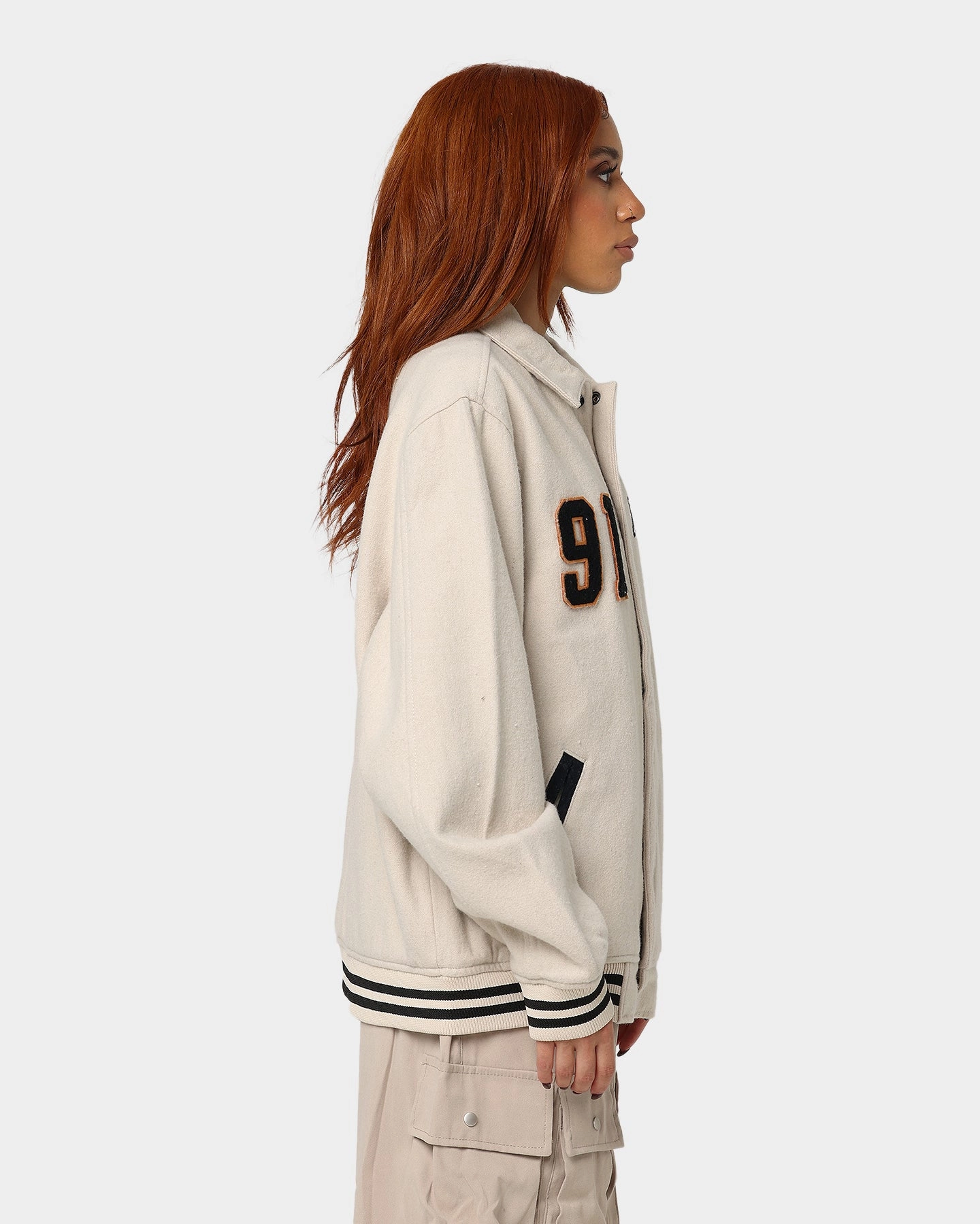 XLARGE Varsity Club Jacket Grey pilots Fantasize