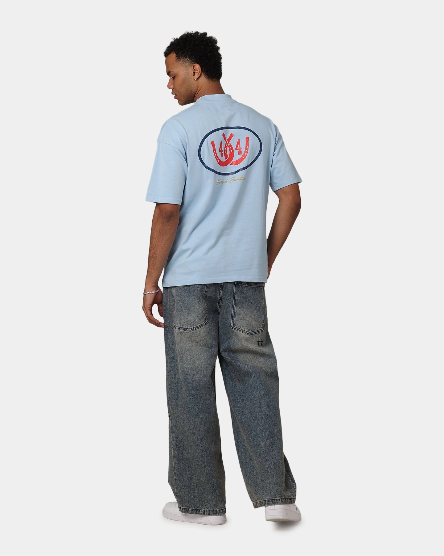 Party fun Quick Drying 404 Desert Frontier T-Shirt Light Blue