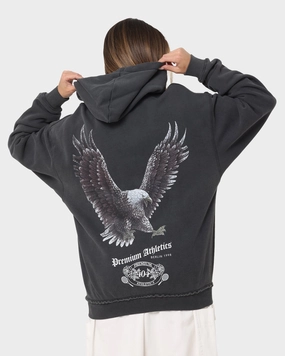 Comfort Fit SlitPockets 404 Flight Vintage Hoodie Charcoal