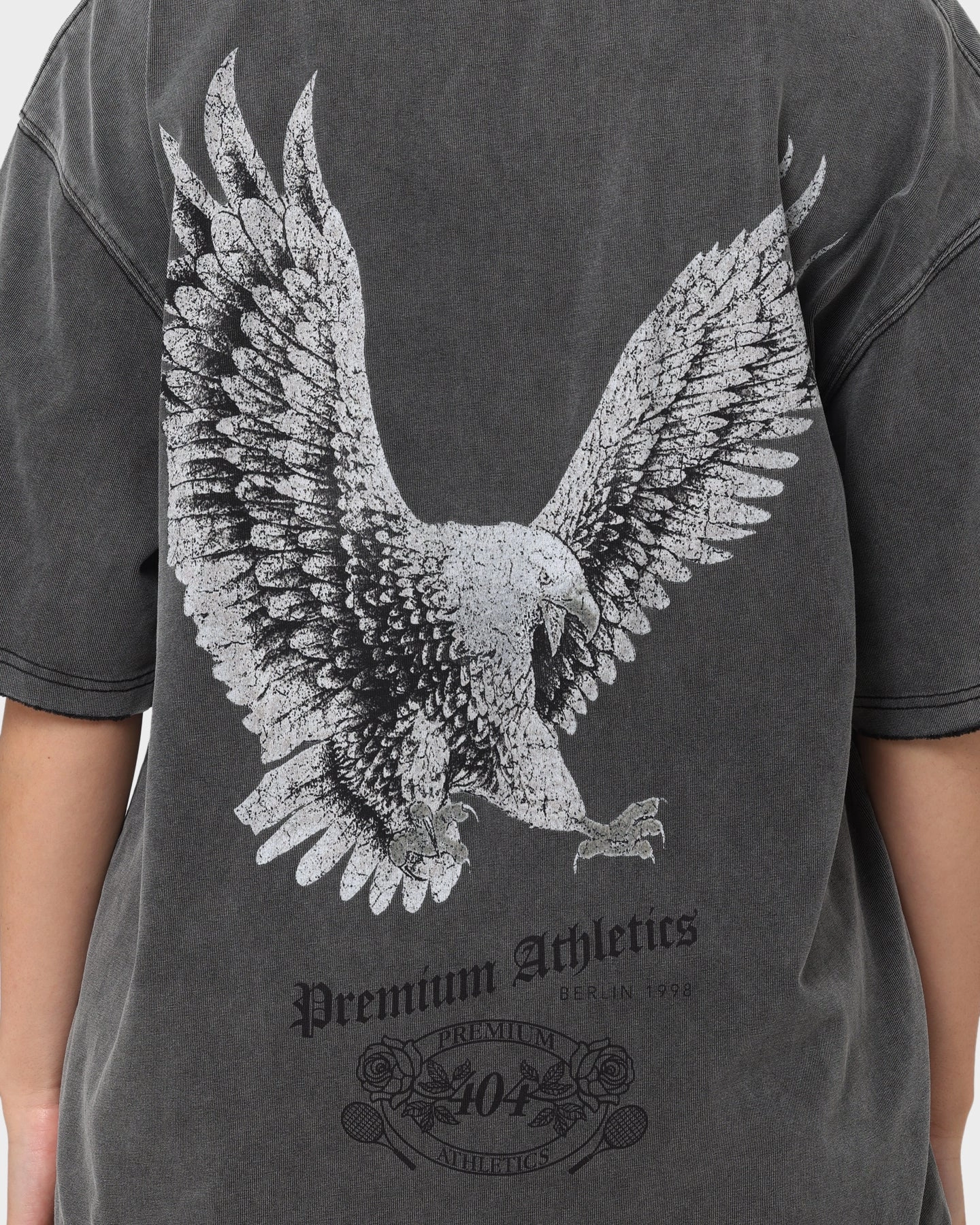 404 Flight Vintage T-Shirt Charcoal Timeless Comfort Wear Quick Wear