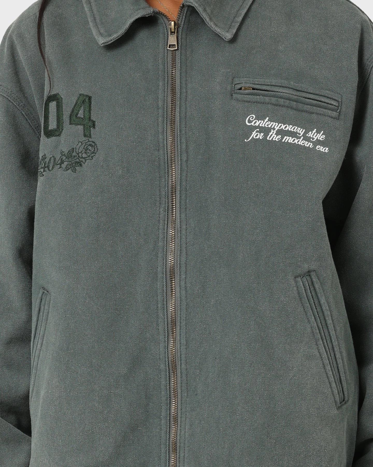 Dance suitable for performance costumes 404 Florence Work Jacket Green