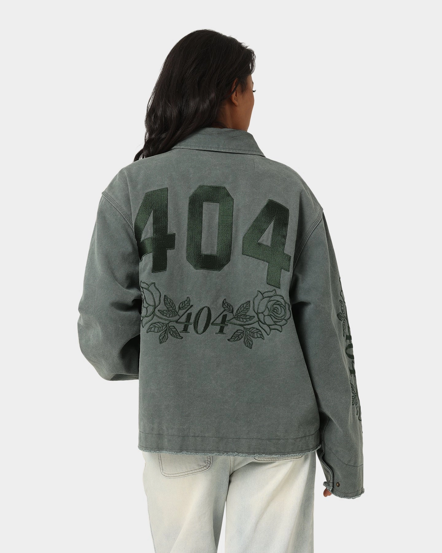 404 Florence Work Jacket Green Regular-fit