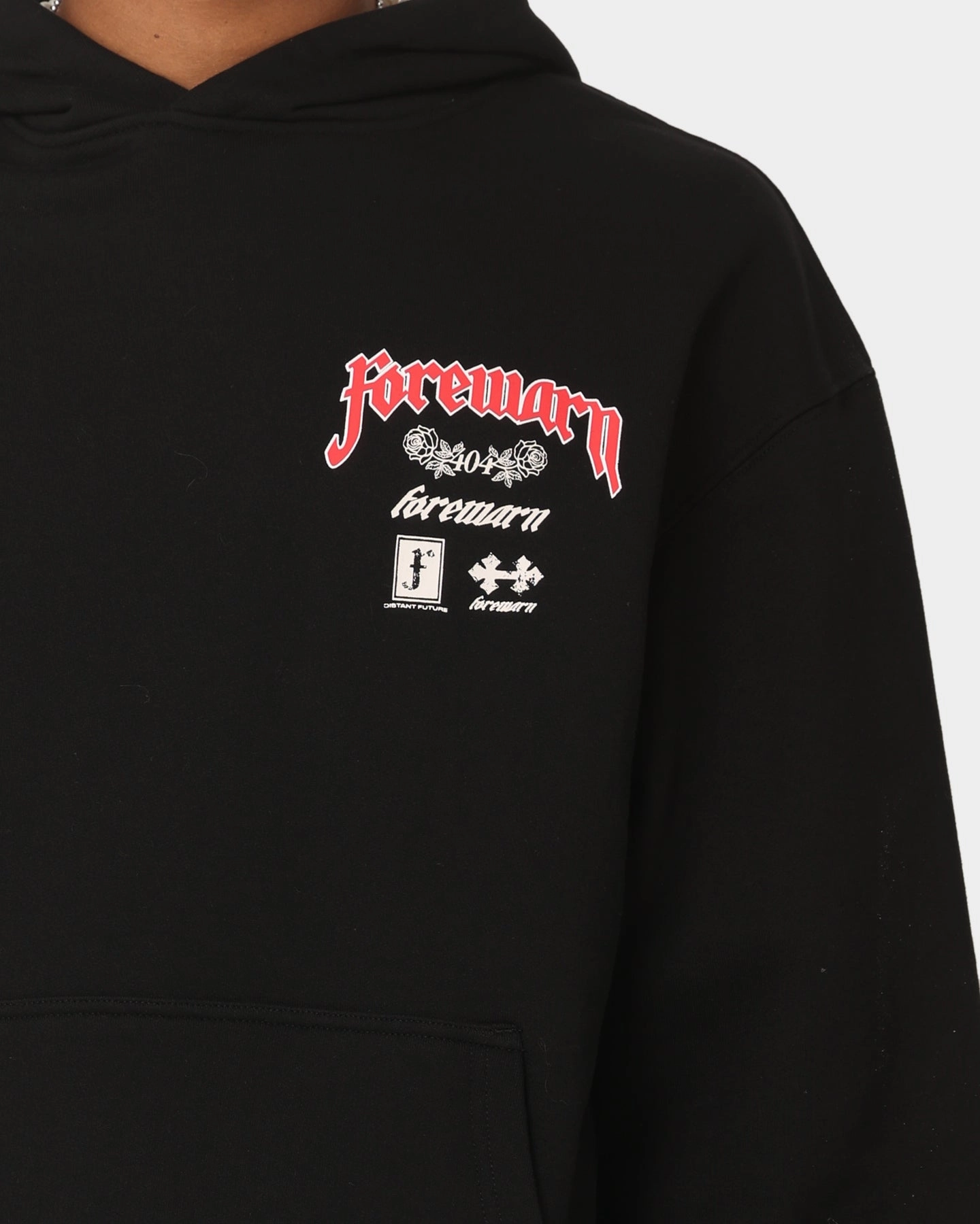 404 Forewarn Hoodie Black Outdoor Protection Comfortable fit