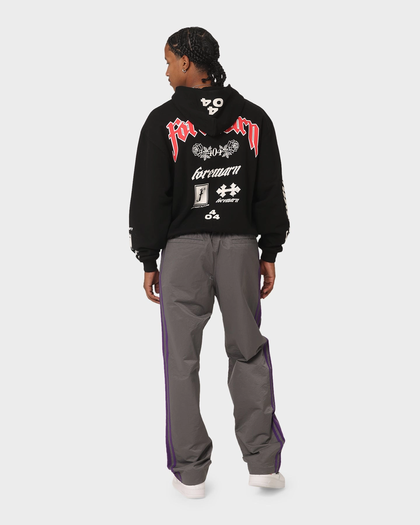 404 Forewarn Hoodie Black bike tour autumn clothing