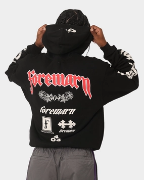 404 Forewarn Hoodie Black suitable for funerals suitable for holidays