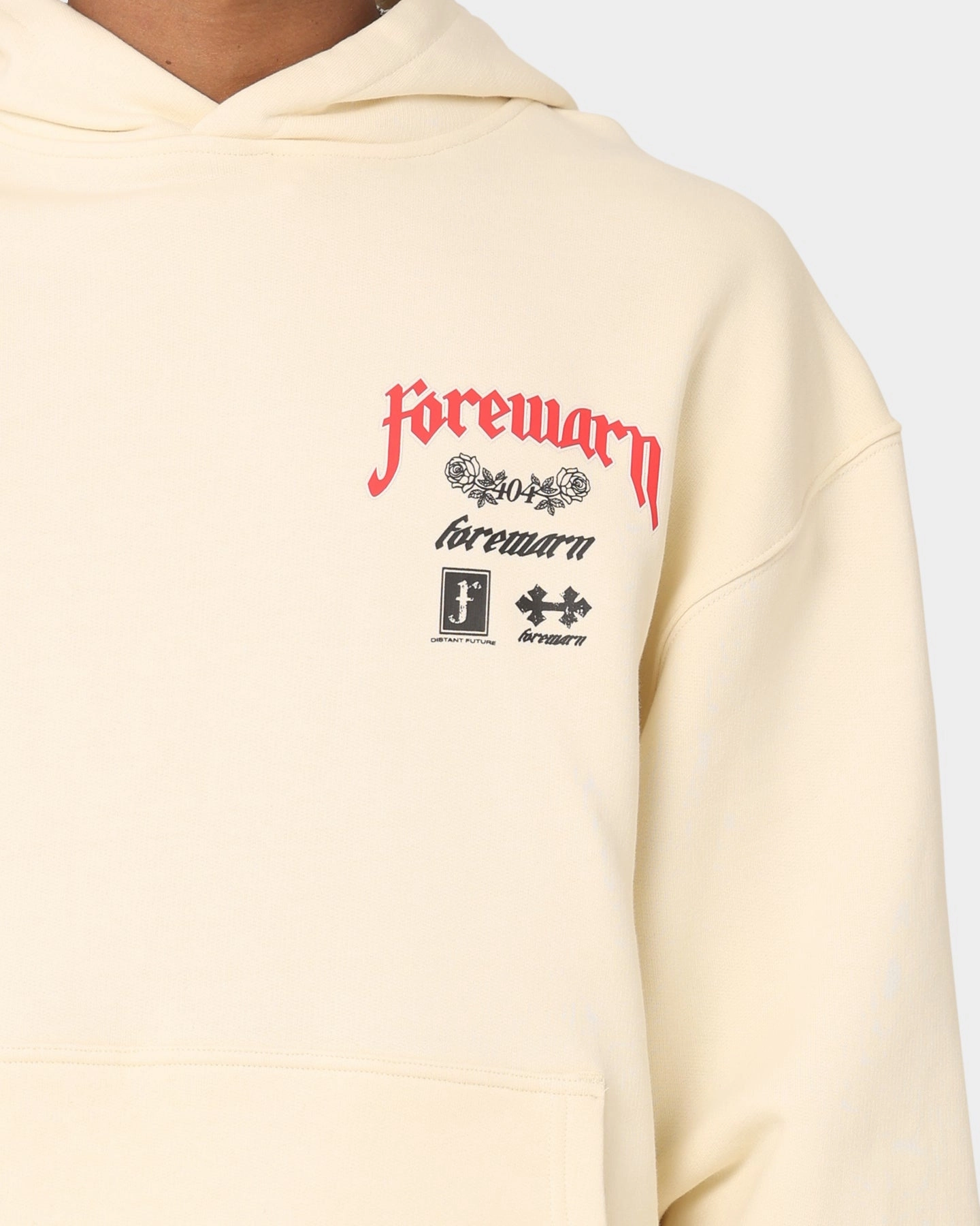 Frost Shield 404 Forewarn Hoodie Off White