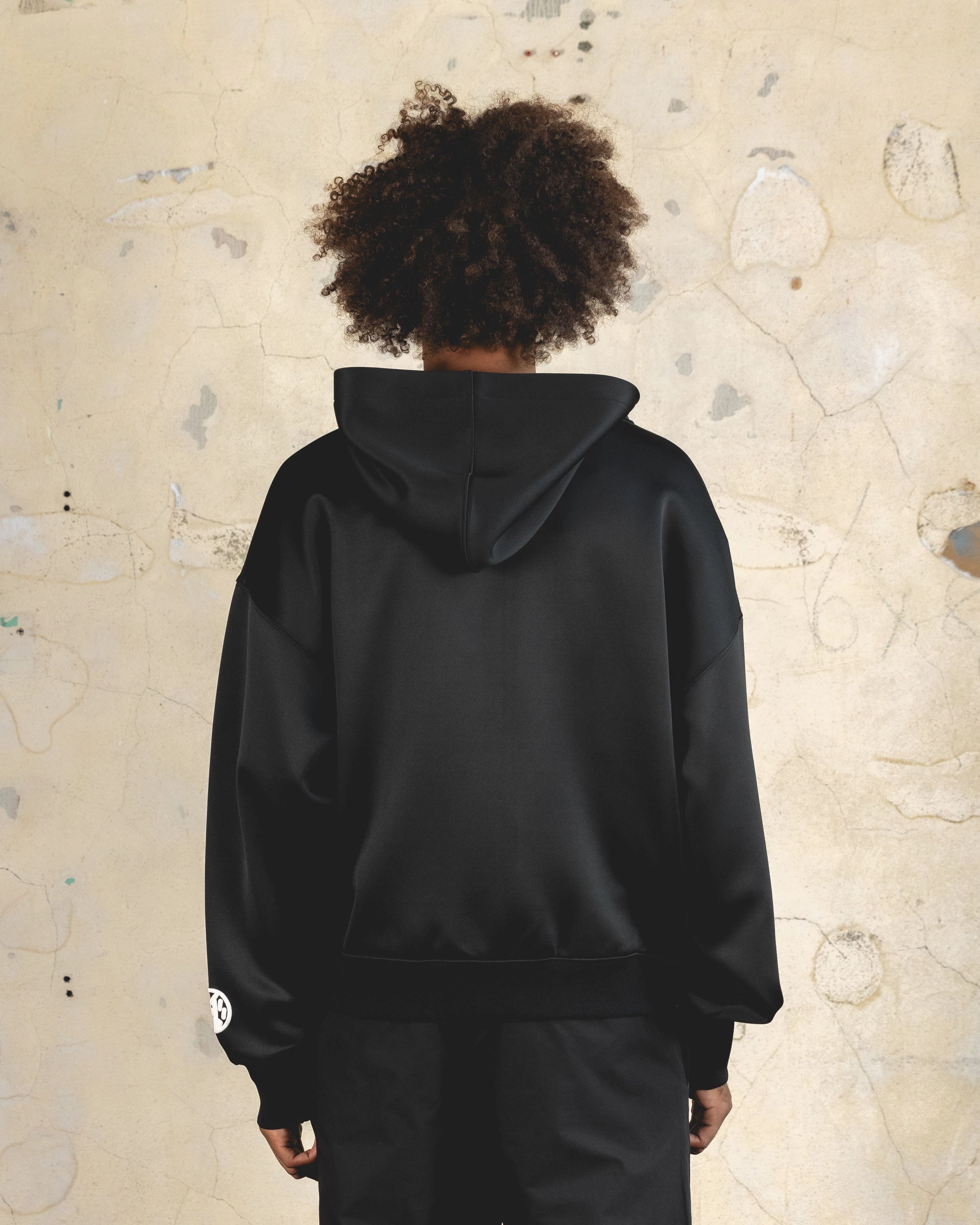 404 Function Zip Hoodie Black Windproof Barrier