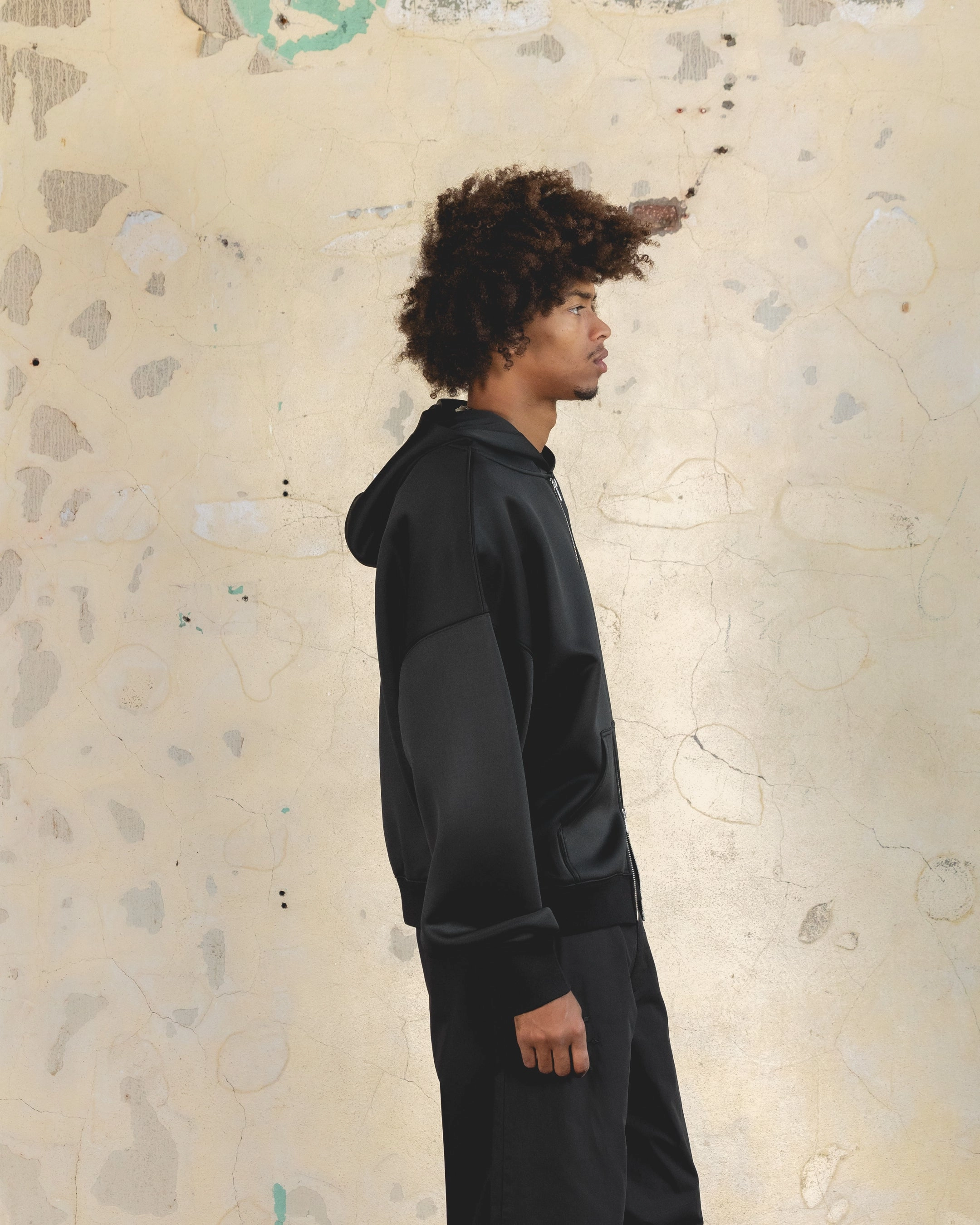 404 Function Zip Hoodie Black Brand