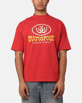 Modern Wear 404 Horseshoe Horizon T-Shirt Red
