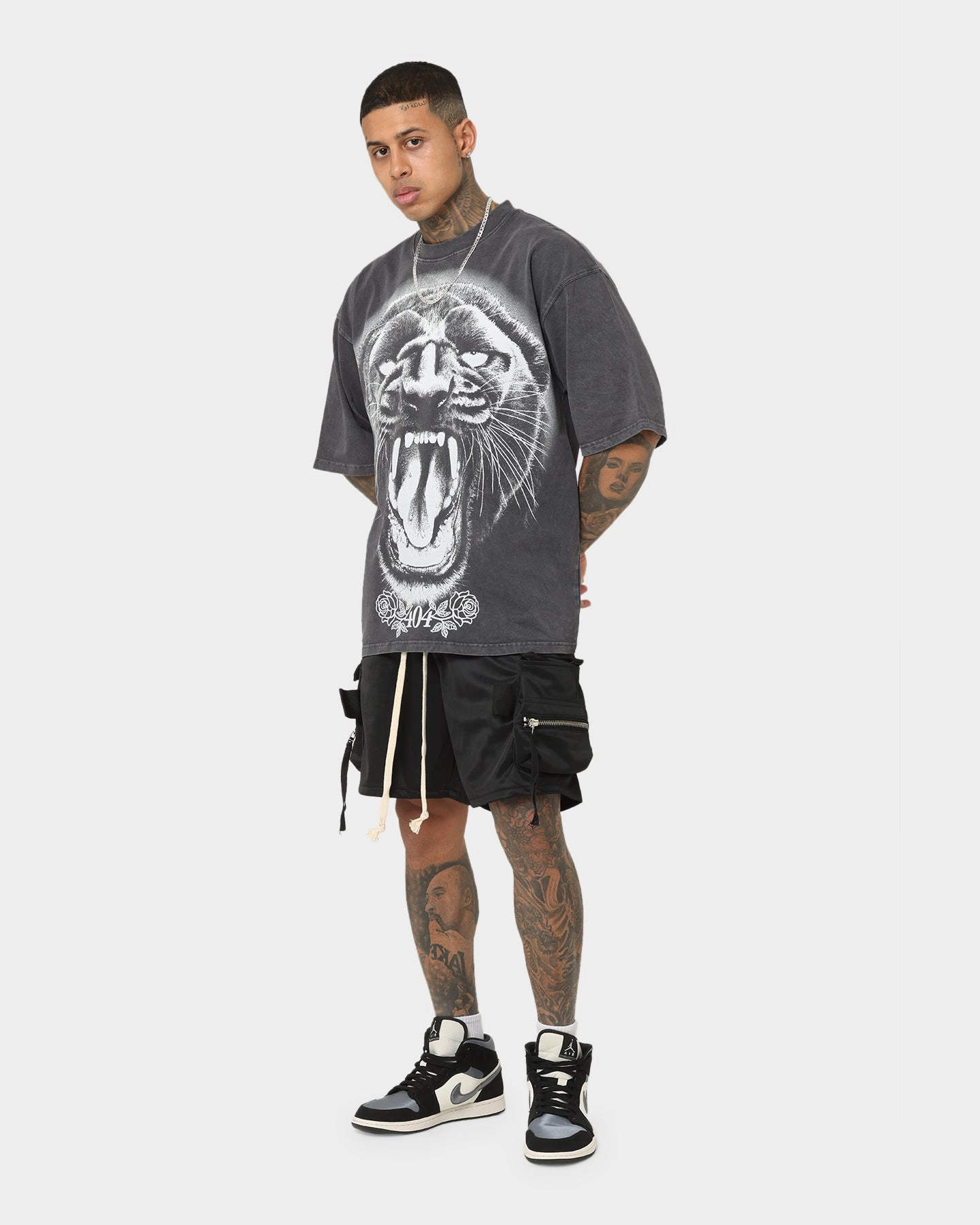 AntiPilling Comfort Apparel 404 Pantheress Vintage T-Shirt Charcoal
