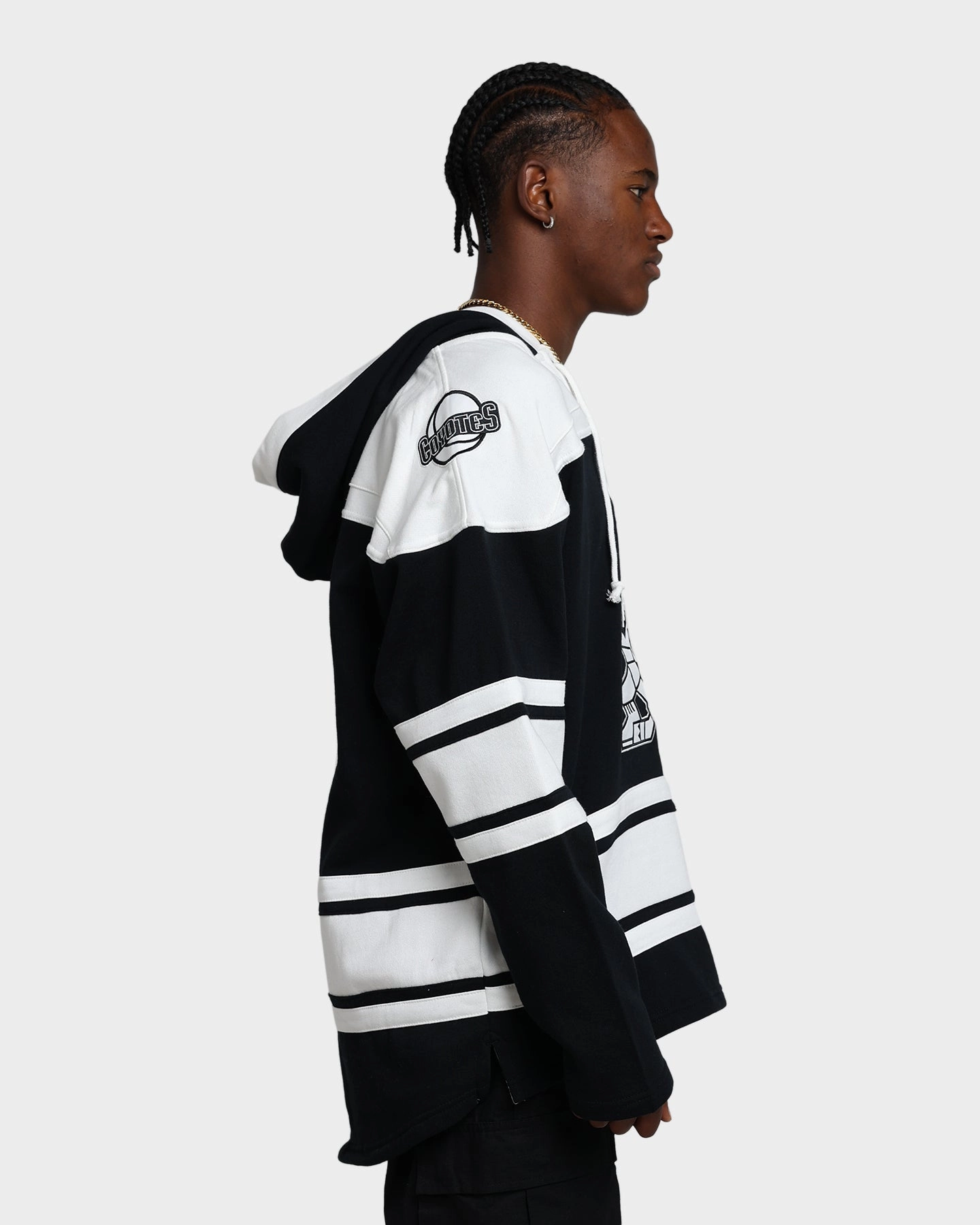 Recover 47 Brand Arizona Coyotes Superior Lacer Hoodie Jet Black