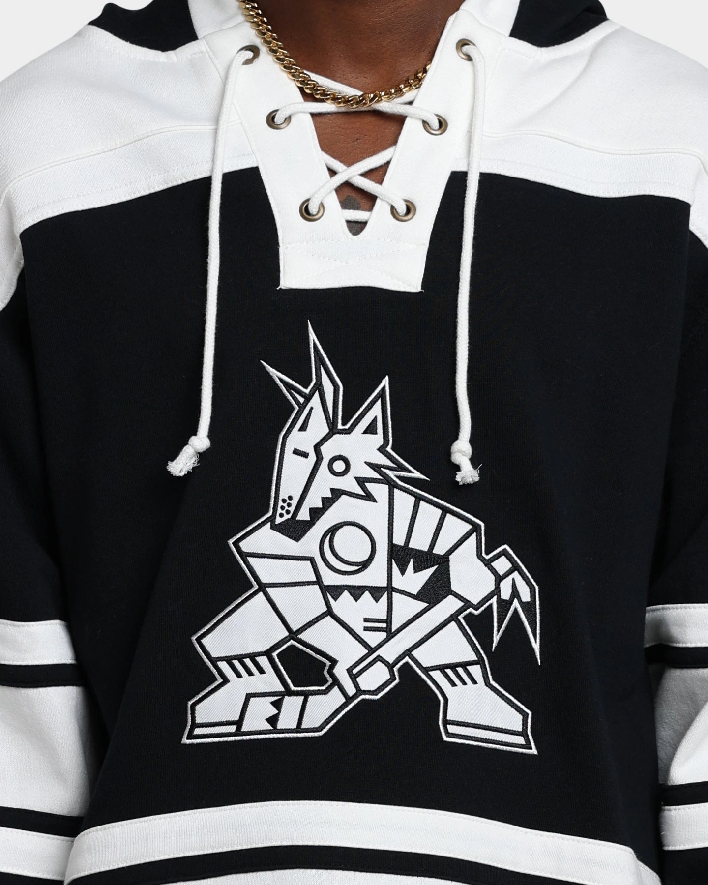 Ergonomic Stitching 47 Brand Arizona Coyotes Superior Lacer Hoodie Jet Black