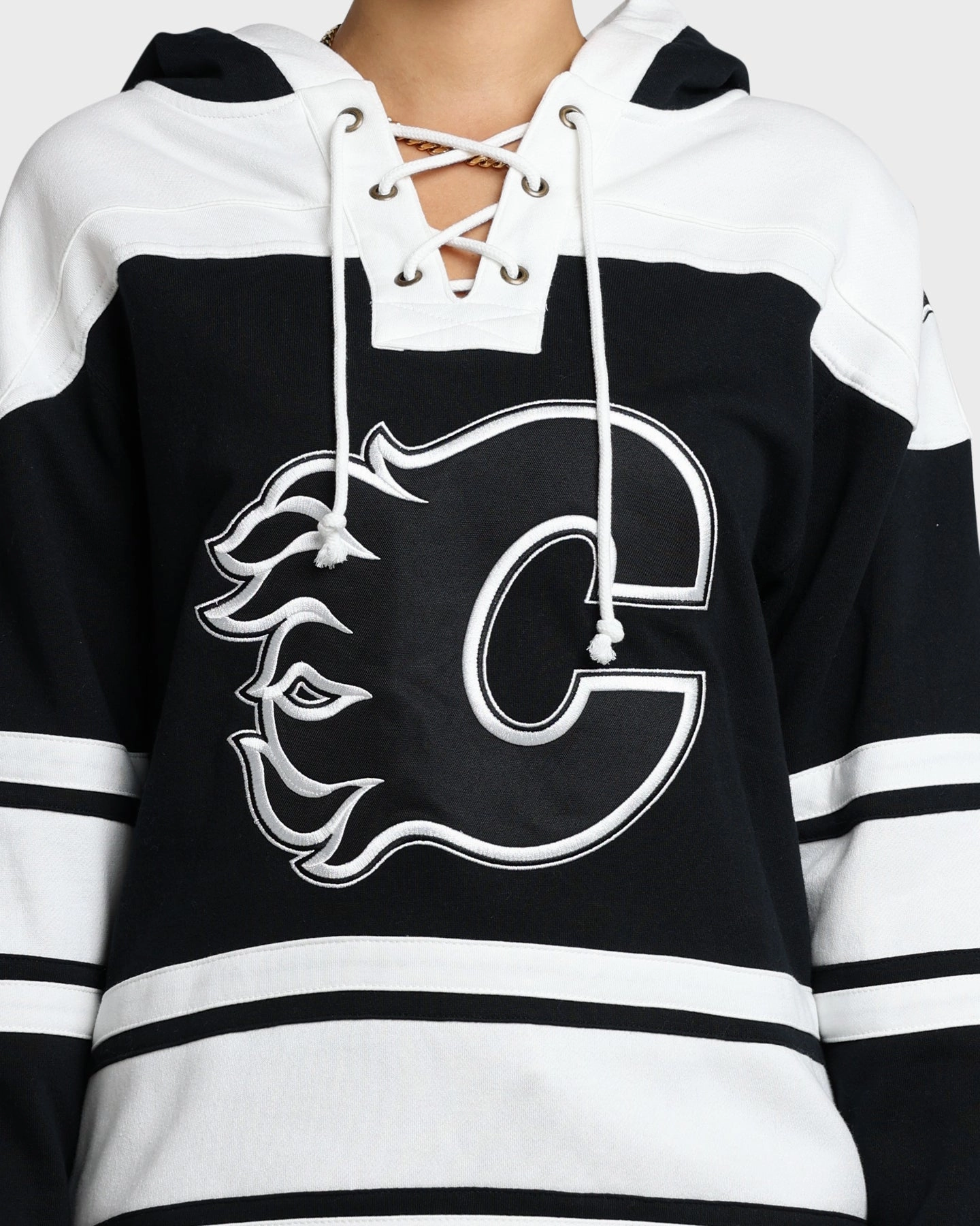 summer season 47 Brand Calgary Flames Superior Lacer Hoodie Jet Black