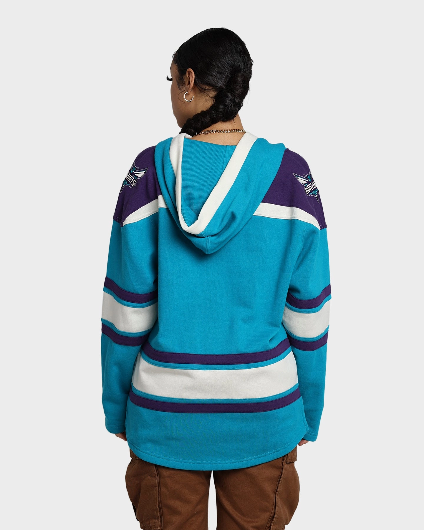 47 Brand Charlotte Hornets Superior Lacer Hoodie Neptune Excellence