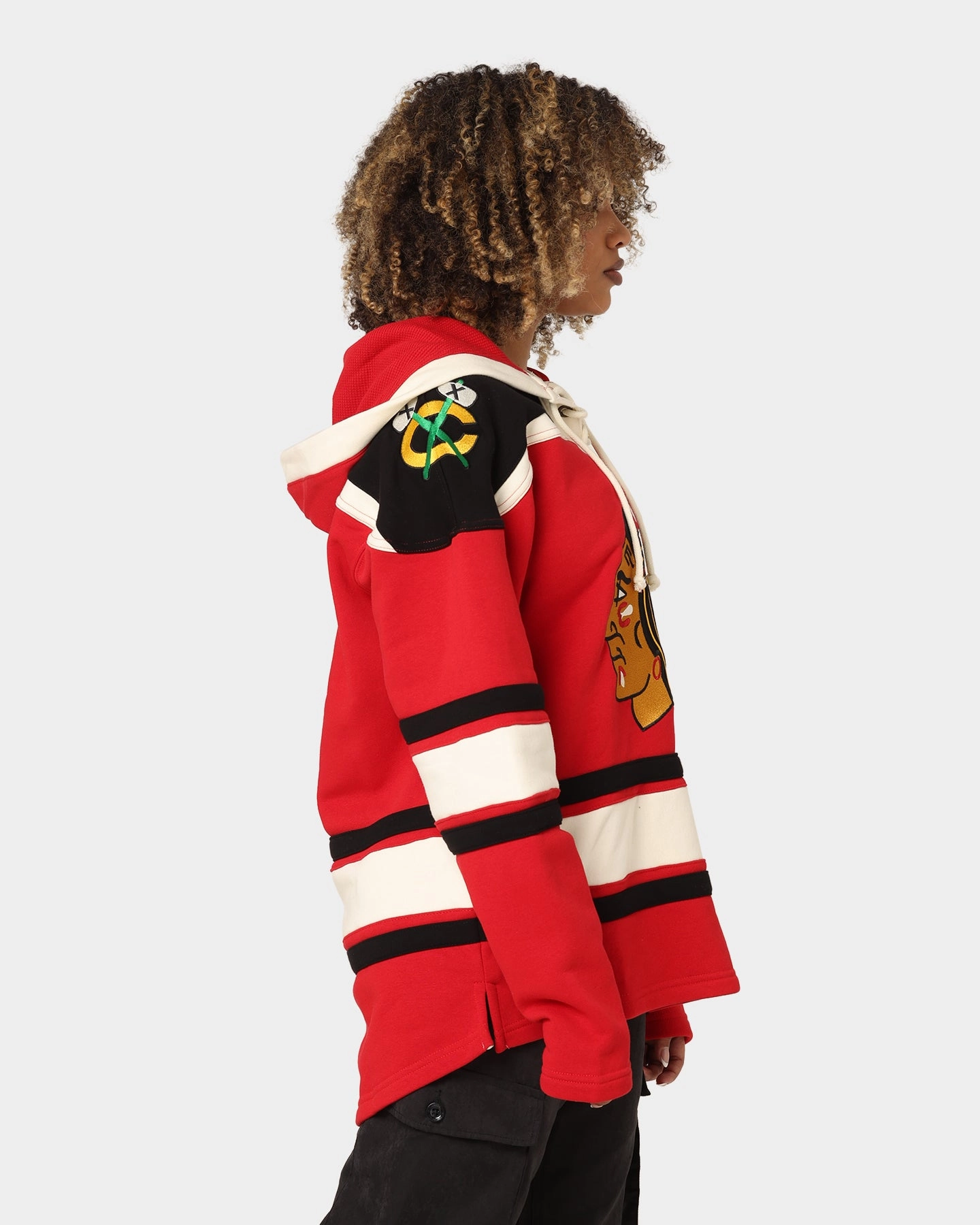47 Brand Chicago Blackhawks Superior Lacer Hoodie Red Sport Edge