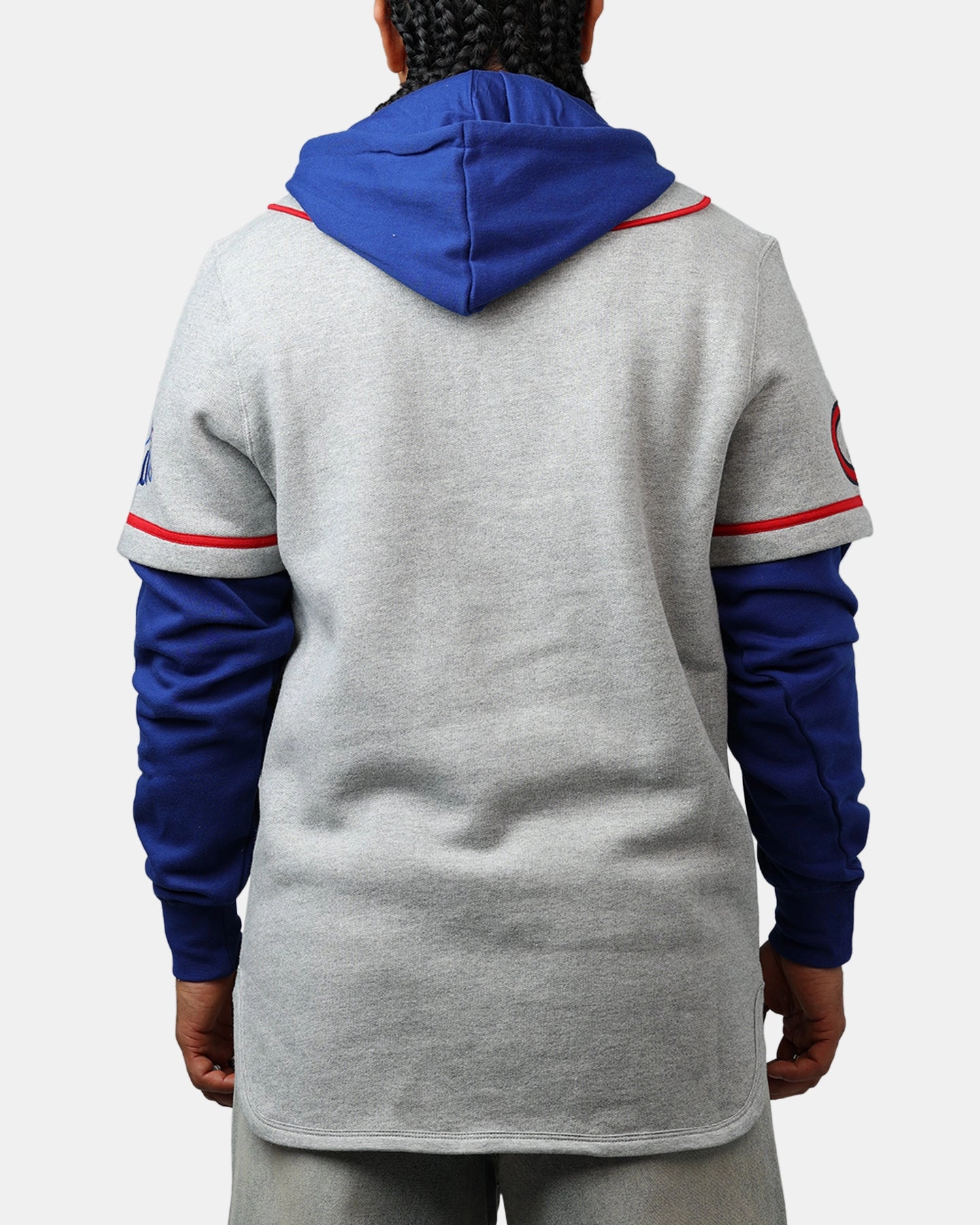 Card Sort 47 Brand Chicago Cubs Game Hoodie Grey/Blue