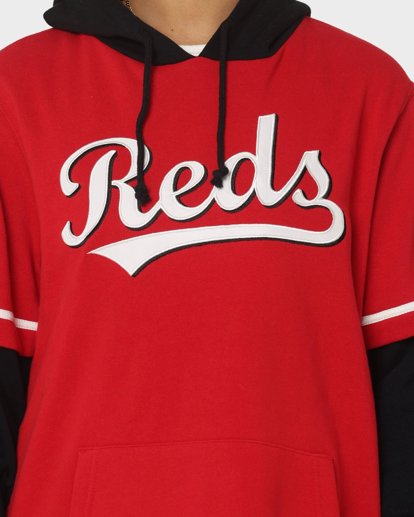 47 Brand Cincinnati Reds Shortstop Hoodie Red Low Profile