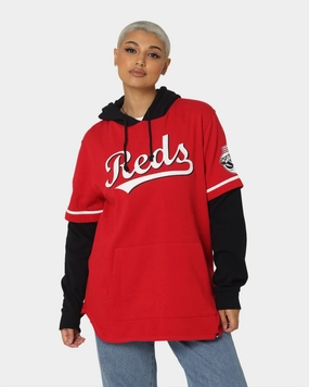 47 Brand Cincinnati Reds Shortstop Hoodie Red suitable for sunny days