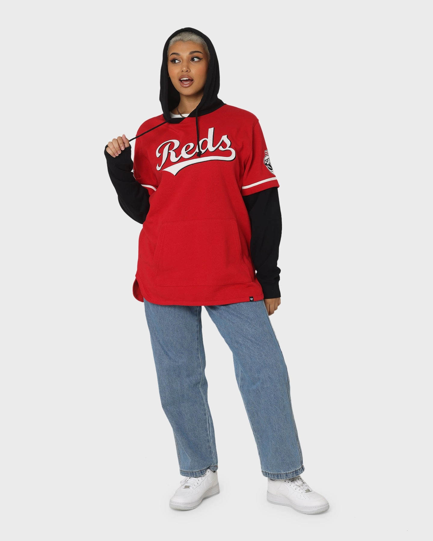 Container 47 Brand Cincinnati Reds Shortstop Hoodie Red