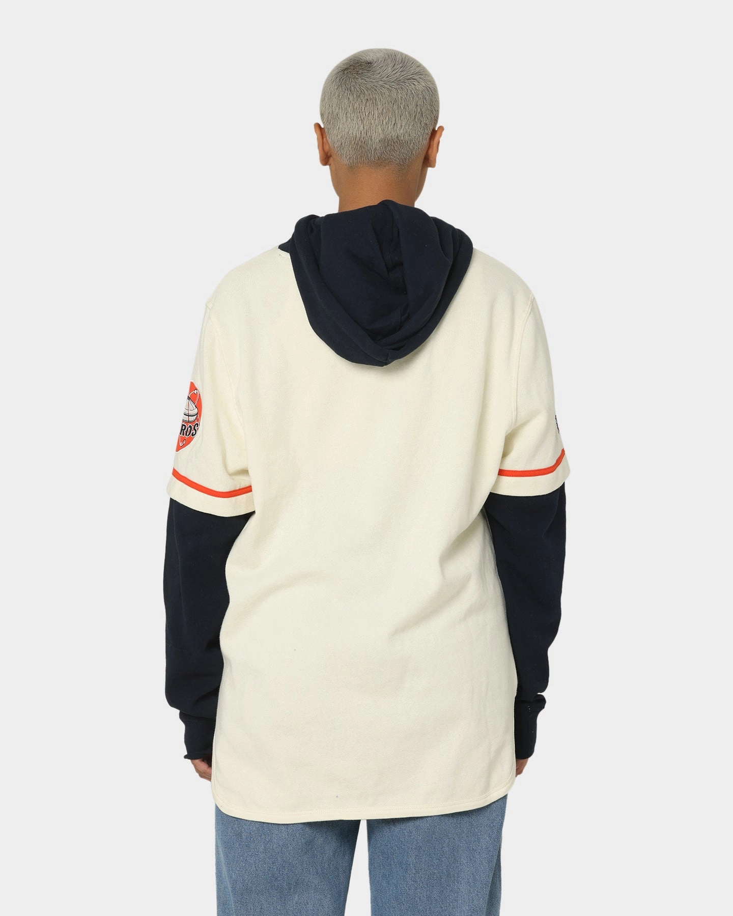 47 Brand Houston Astros Shortstop Hoodie Cream Situation