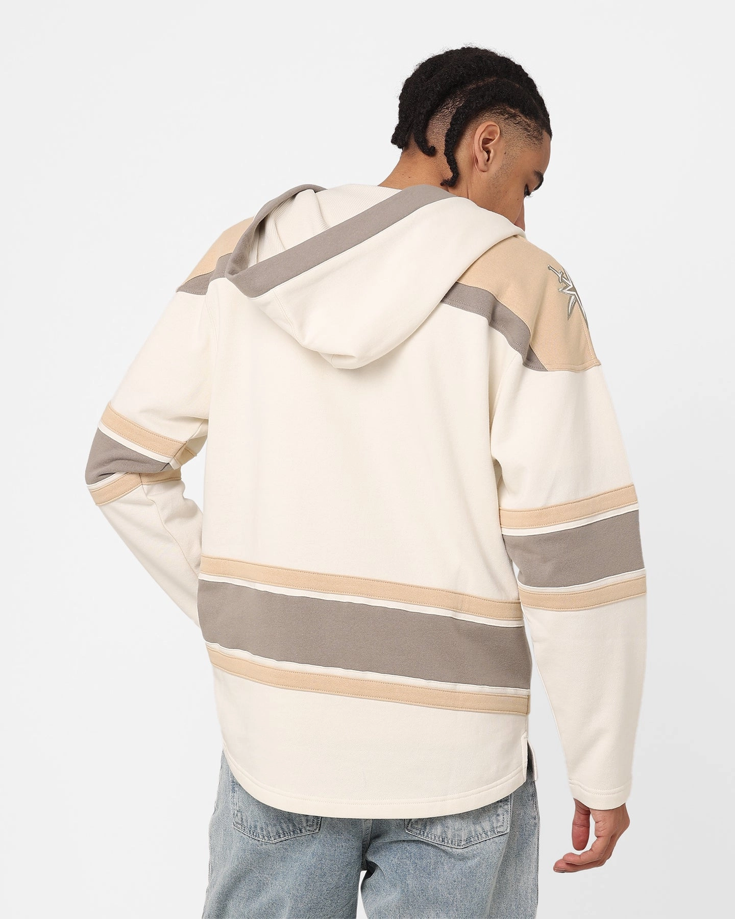 Worship Heat Reflective Tech 47 Brand Las Vegas Knights Superior Lacer Hoodie Cream/Khaki