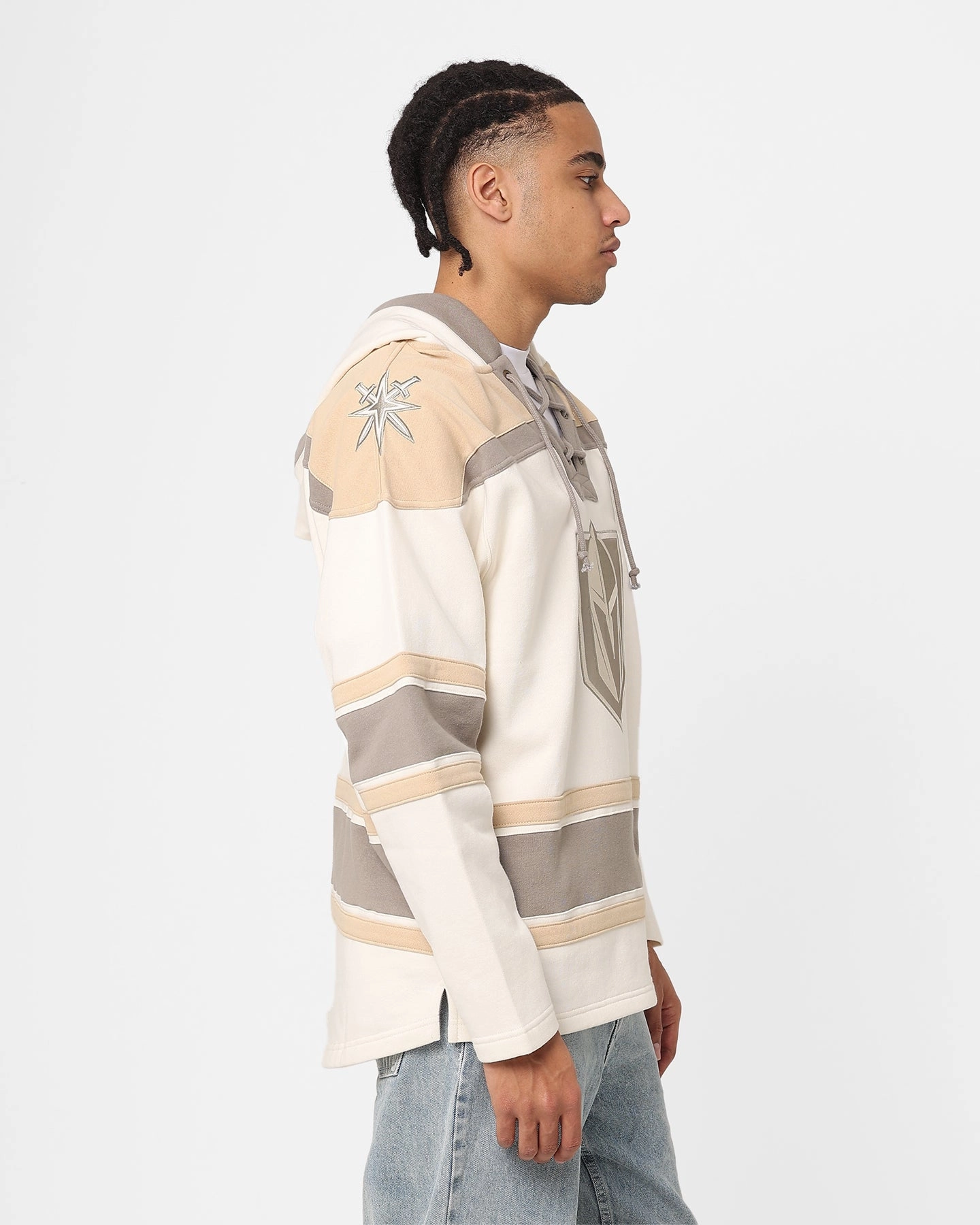 47 Brand Las Vegas Knights Superior Lacer Hoodie Cream/Khaki Authorize