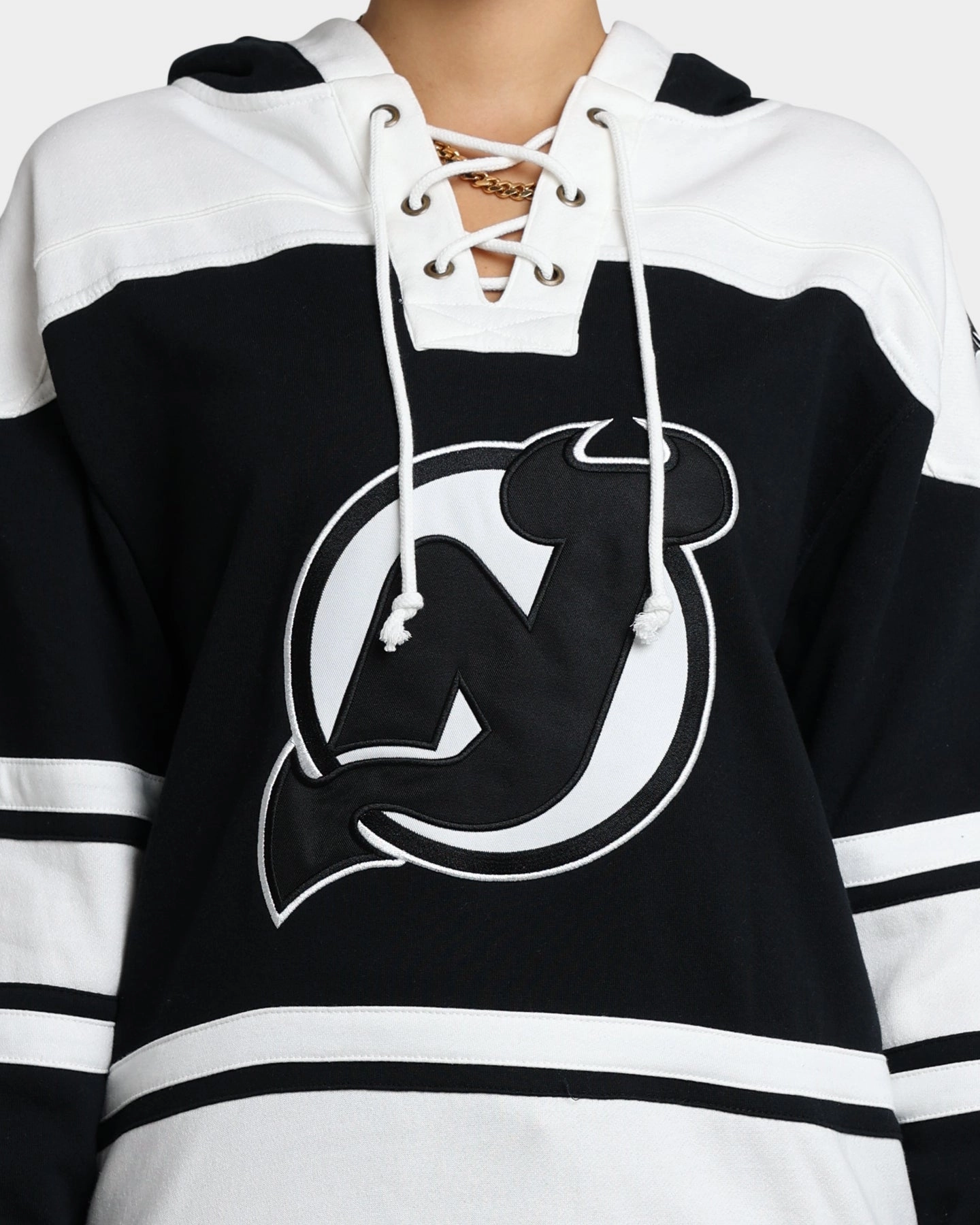 Stage 47 Brand New Jersey Devils Superior Lacer Hoodie Jet Black