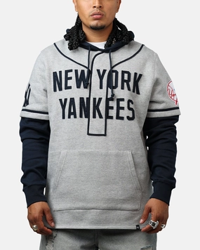 47 Brand New York Yankees Game Hoodie Grey/Navy hunters Celebrate