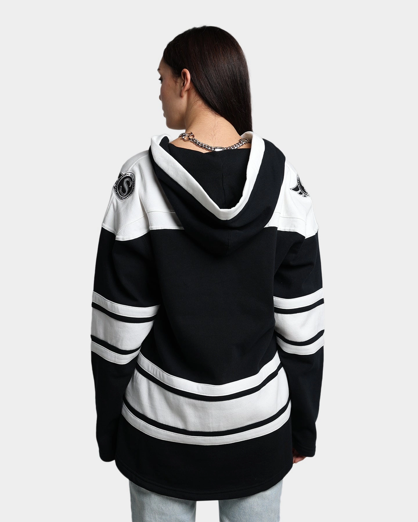 Trendy Jacket Design Eco-Friendly Fabric 47 Brand Ottawa Senators Superior Lacer Hoodie Jet Black