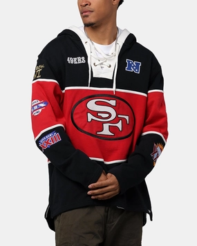 fishermen Cologne 47 Brand San Francisco 49ers Super Bowl Gridiron Lacer Hoodie Jet Black