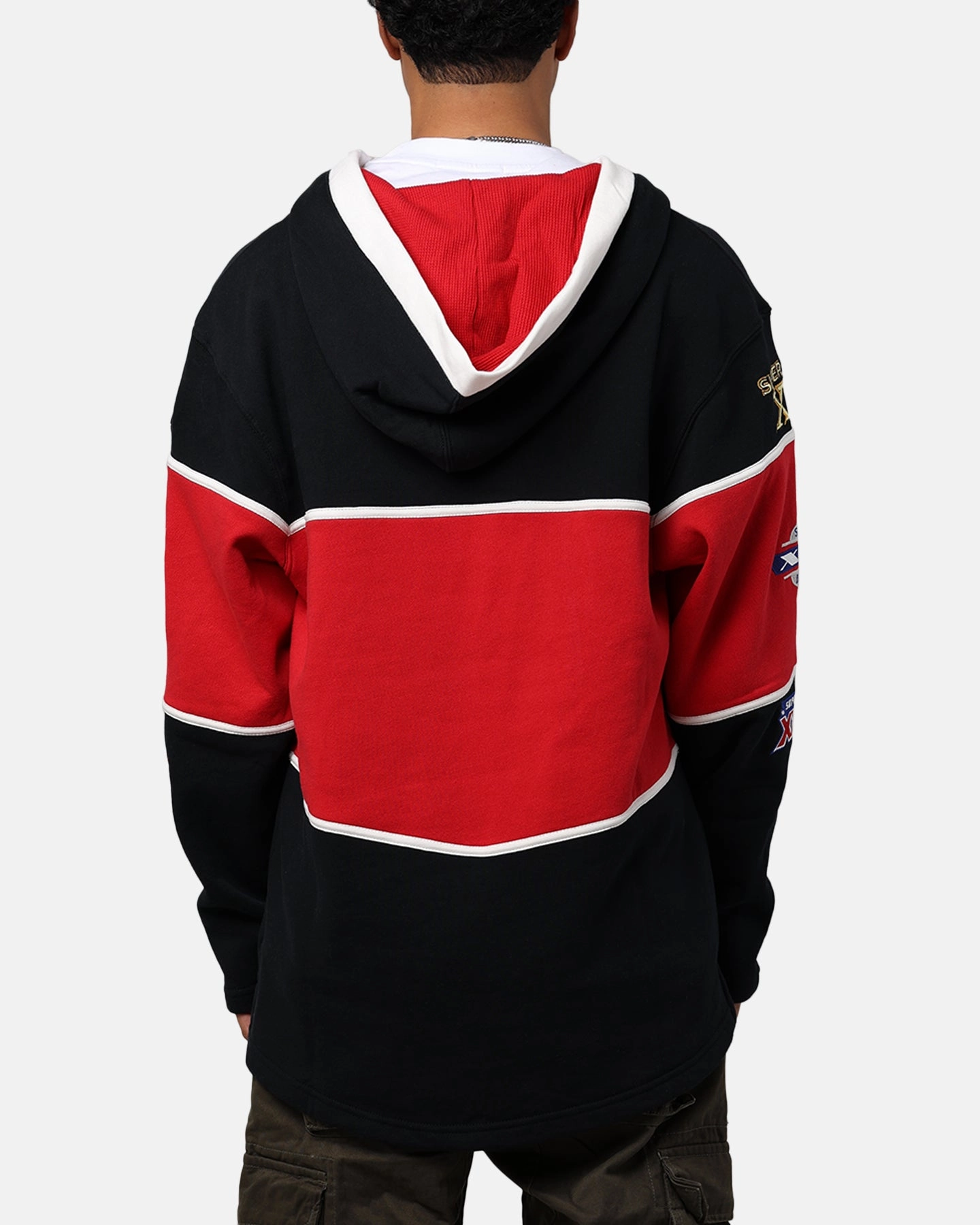 47 Brand San Francisco 49ers Super Bowl Gridiron Lacer Hoodie Jet Black Ornamental Seasonal Function