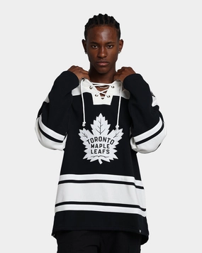 47 Brand Toronto Maple Leafs Superior Lacer Hoodie Jet Black rural people Party outfit