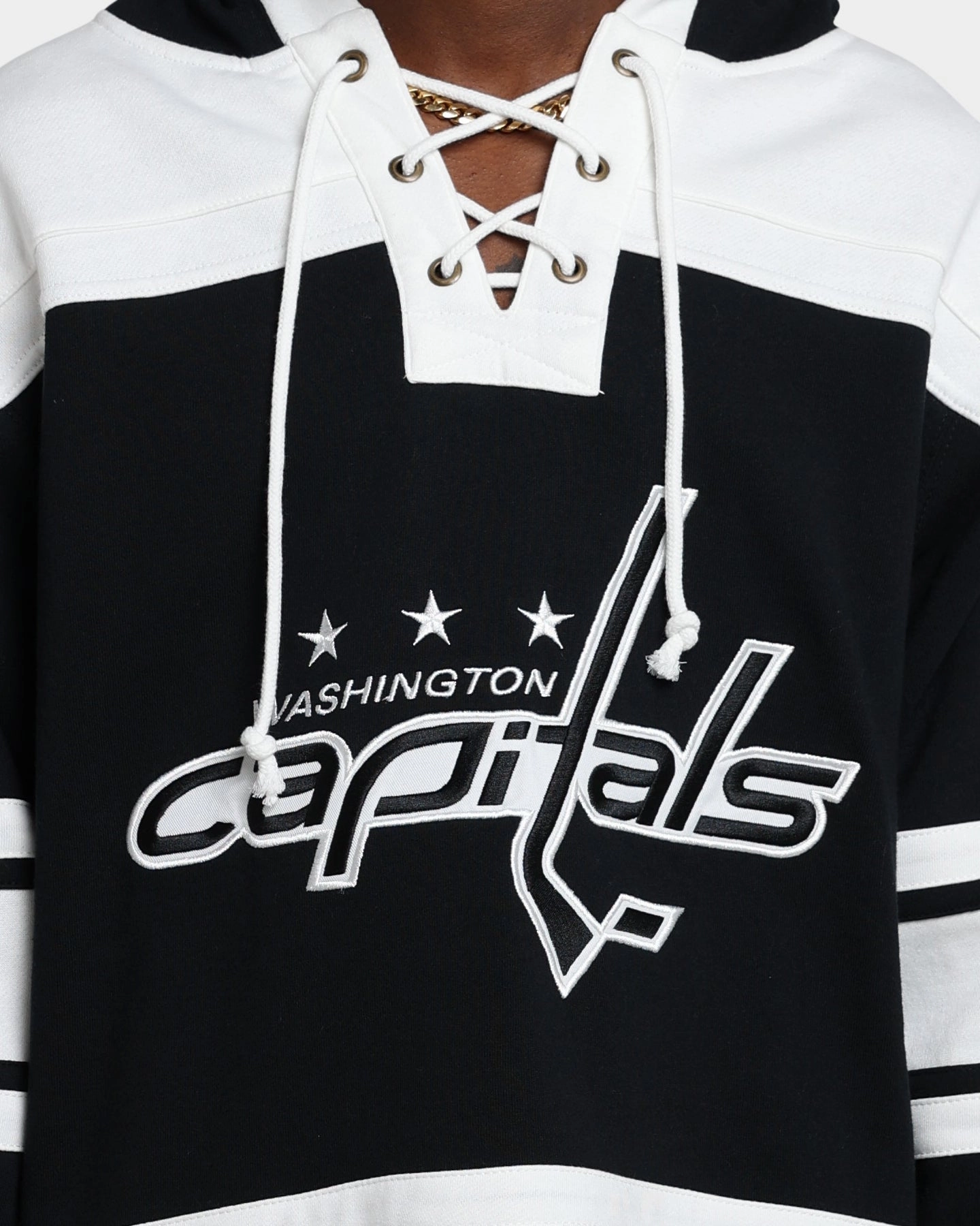 high-end 47 Brand Washington Capitals Superior Lacer Hoodie Jet Black