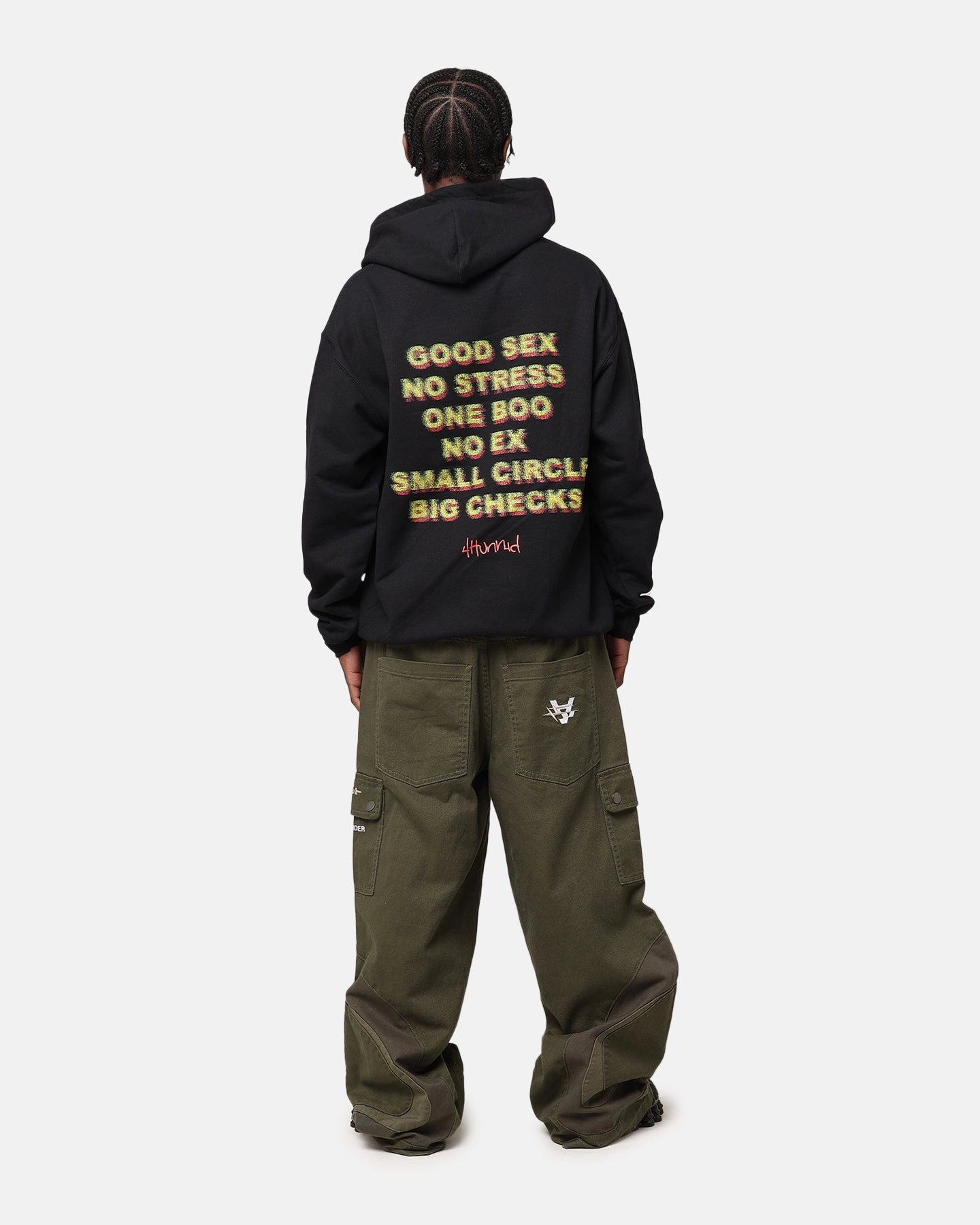 4HUNNID Good Sex Hoodie Black Fade Resistant Patience