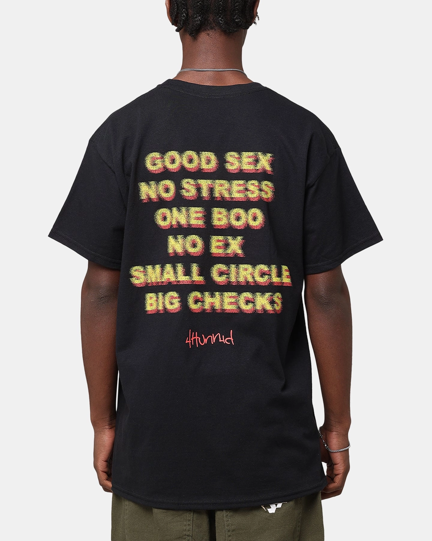 4HUNNID Good Sex T-Shirt Black Romance Thermal Reflective Lining