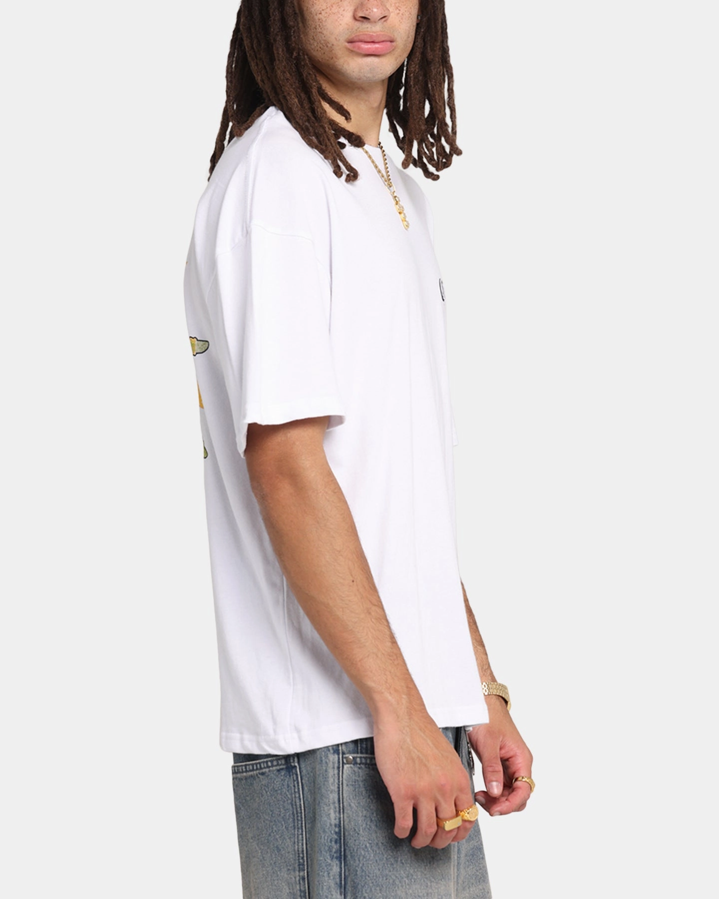 Trendy Vibe UV Protective Coating 73 Studio Corona T-Shirt White