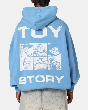 73 Studio Disney Pixar Toy Story Coming Soon Premium Hoodie Washed Blue NonBulky Midweight Build Flexible Hood
