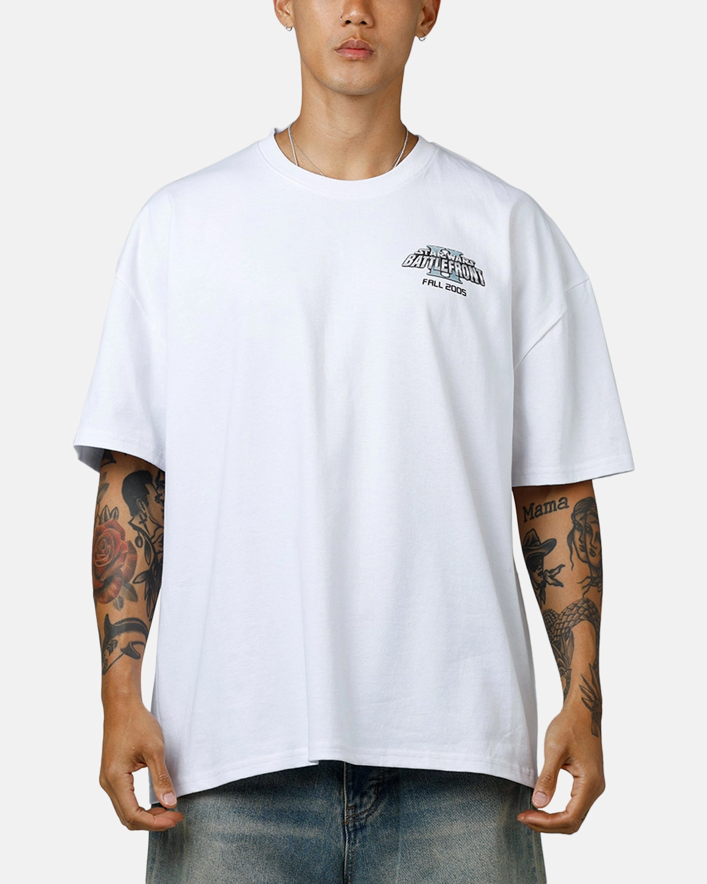 ReinforcedHems 73 Studio Star Wars Boba Fett Battlefront II T-Shirt White