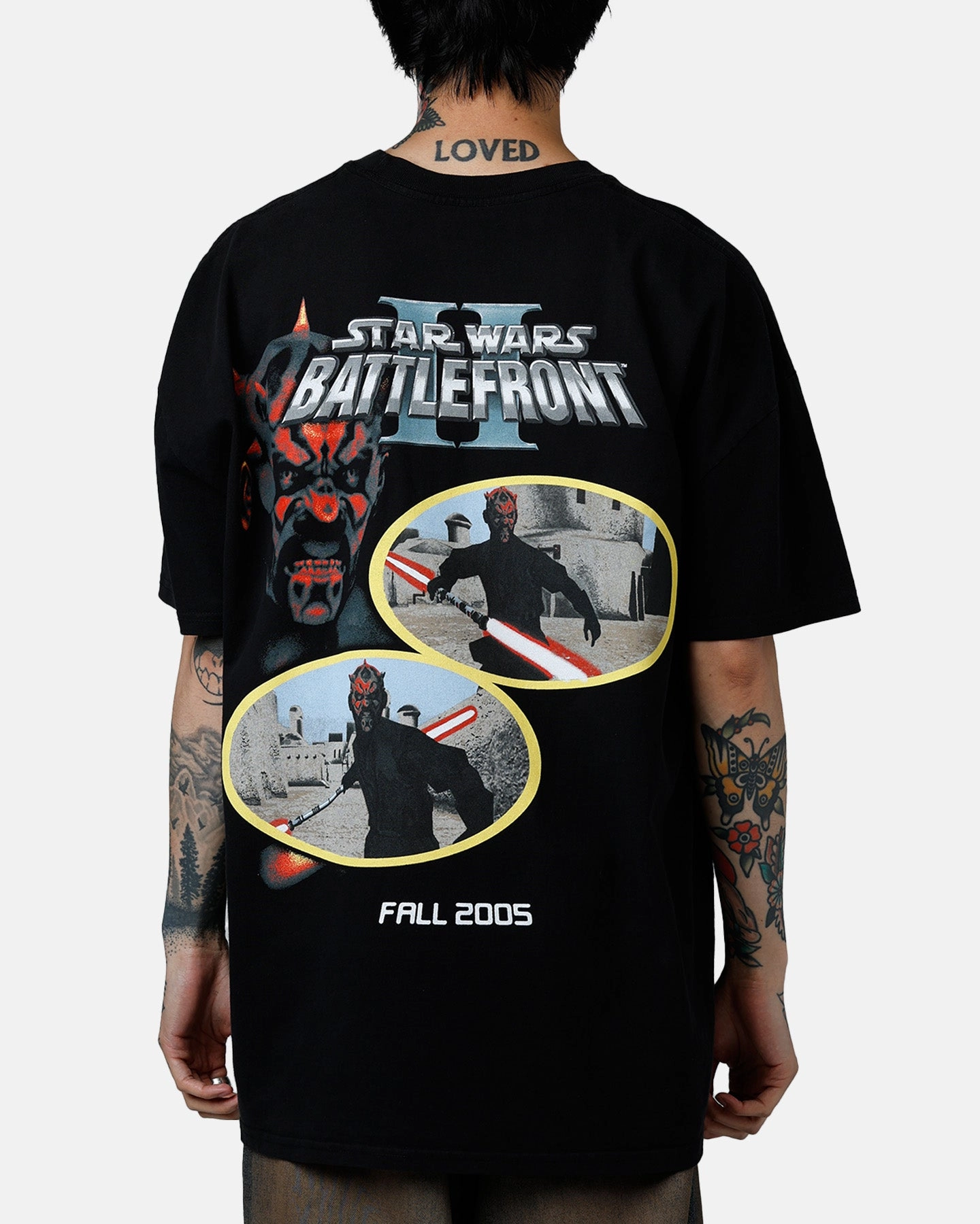 Light Casual Wear 73 Studio Star Wars Darth Maul Battlefront II T-Shirt Black