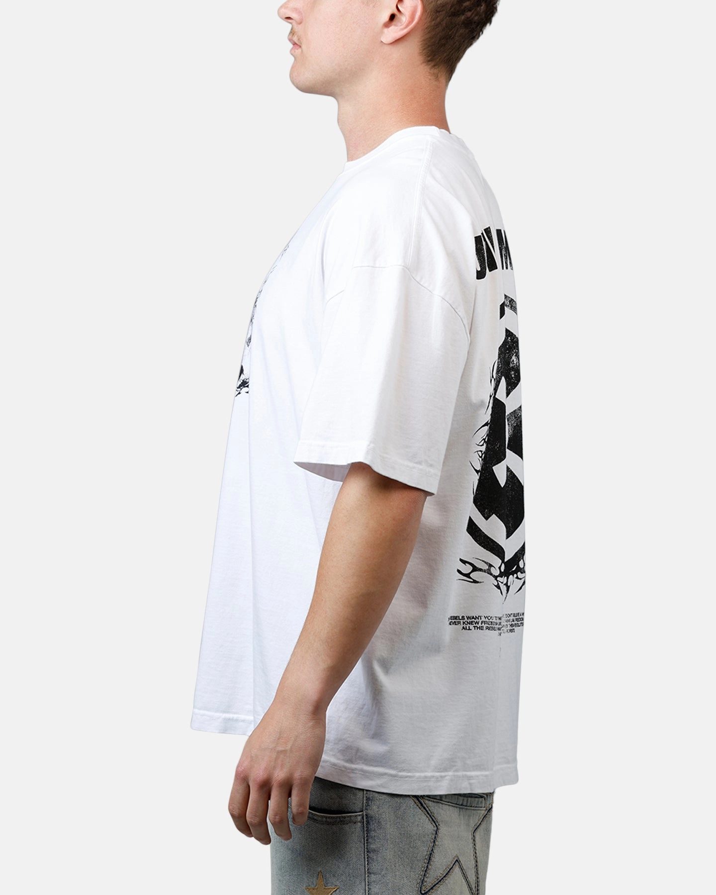 73 Studio Star Wars Join The Empire Vintage T-Shirt White black friday Wool combination