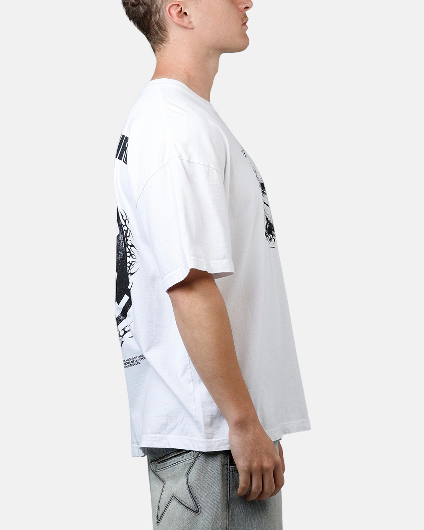 Layered Style 73 Studio Star Wars Join The Empire Vintage T-Shirt White