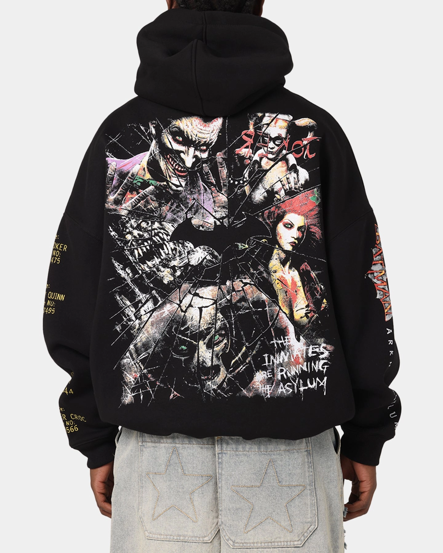 73 Studio X DC Batman Arkham Asylum Premium Hoodie Black Tweezers
