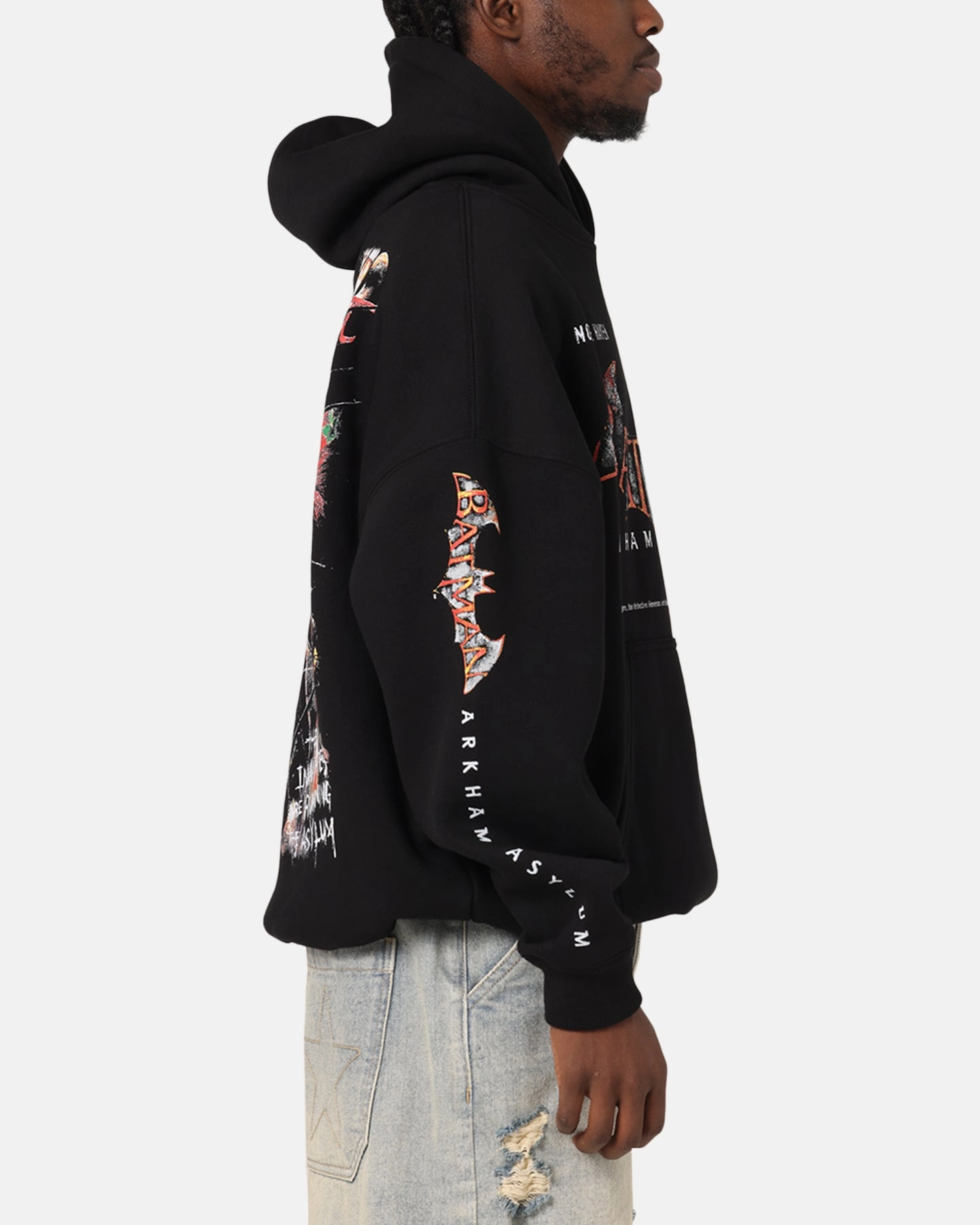 Pin 73 Studio X DC Batman Arkham Asylum Premium Hoodie Black