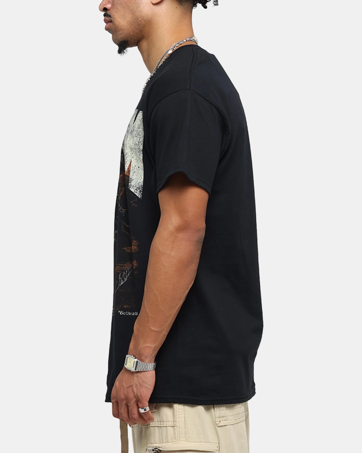 Streetwear Comfort and Fit 73 Studio X Doom Cacodemon Metal T-Shirt Black