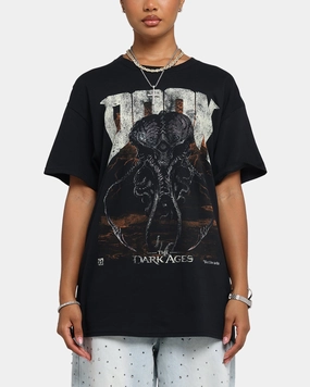 73 Studio X Doom Cacodemon Metal T-Shirt Black Bold Style TaglessCollar