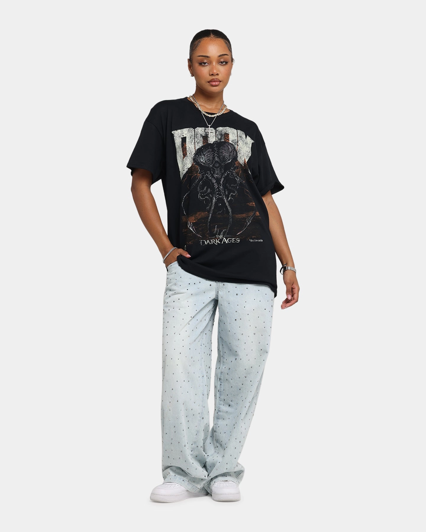 Perfect for Travel Indoor clothing 73 Studio X Doom Cacodemon Metal T-Shirt Black