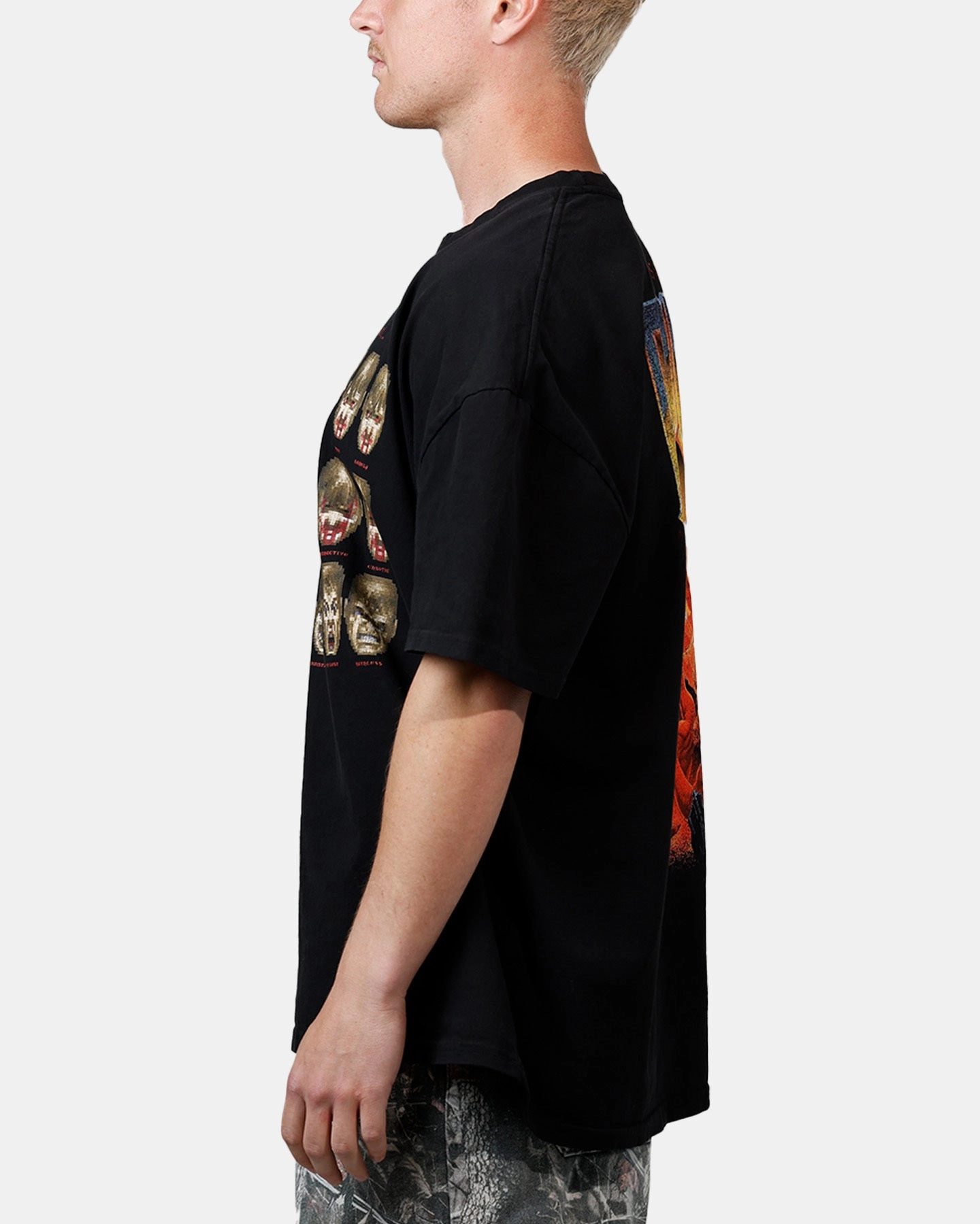 73 Studio X Doom Today I Feel T-Shirt Black Casual Wear Casual Choice