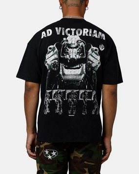73 Studio X Fallout '15 Fallout 4 Vintage T-Shirt Off Black Office Attire
